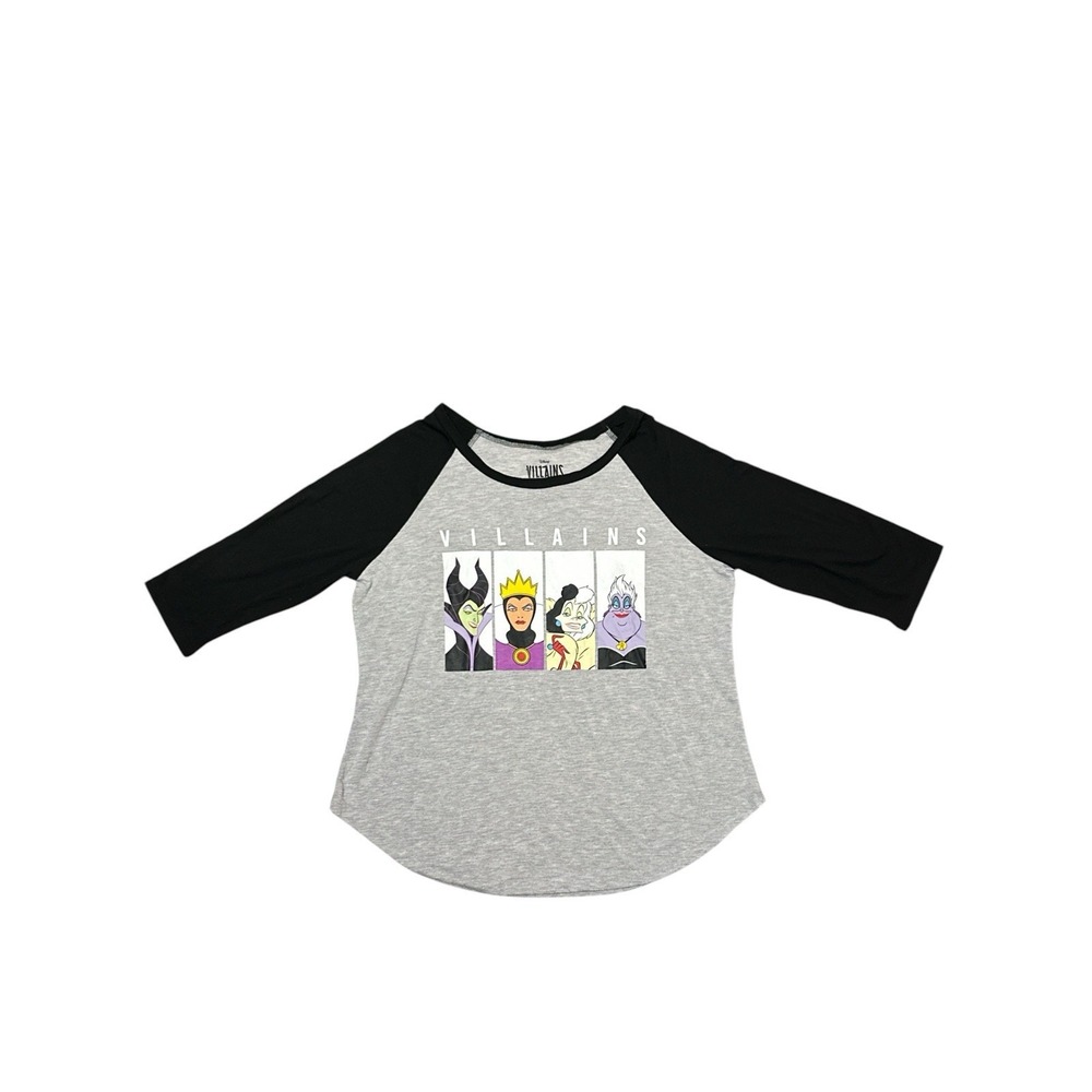 Disney Villains Girls Size XL Lightweight‎ Baseball Style Pullover Poly/Rayon